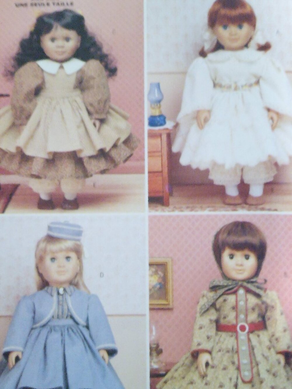 Vogue & Buttericks 18" doll pattern Butterick-6667, Vogue 7602, Butterick 5110